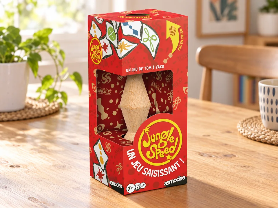 Jungle Speed Classique JSECO01FR, mise en scène illustrée