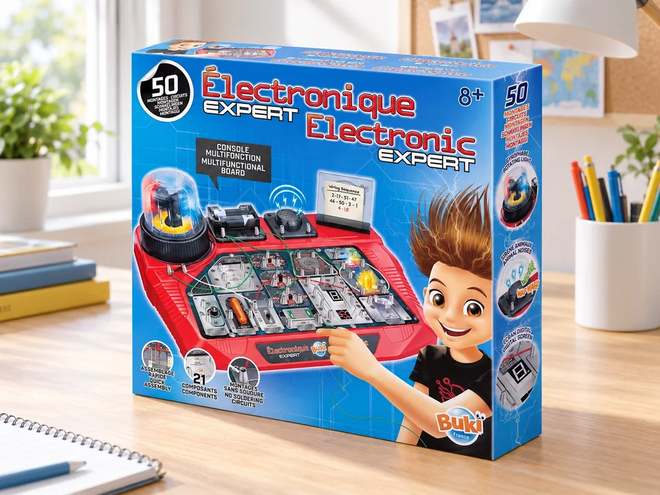 Électronique Expert 7160, mise en scène illustrée