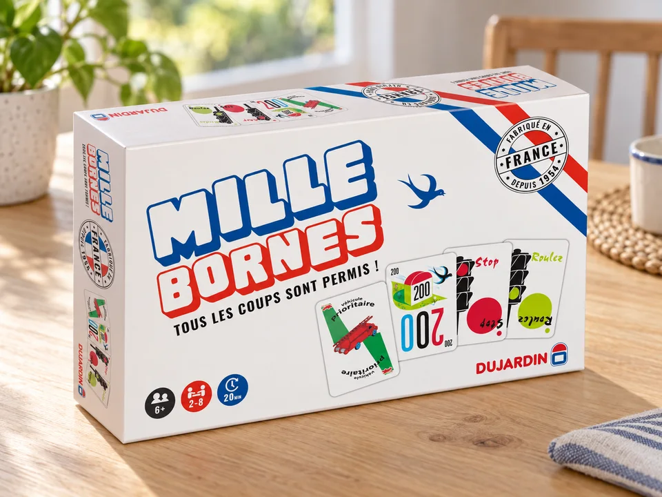 Mille Bornes Tous Les Coups sont Permis, mise en scène illustrée
