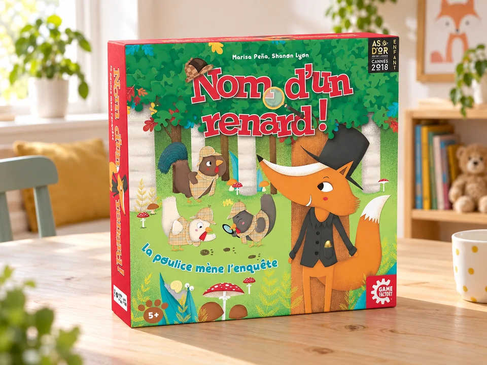 Nom d'un Renard — La poulice mène l'enquête, mise en scène illustrée