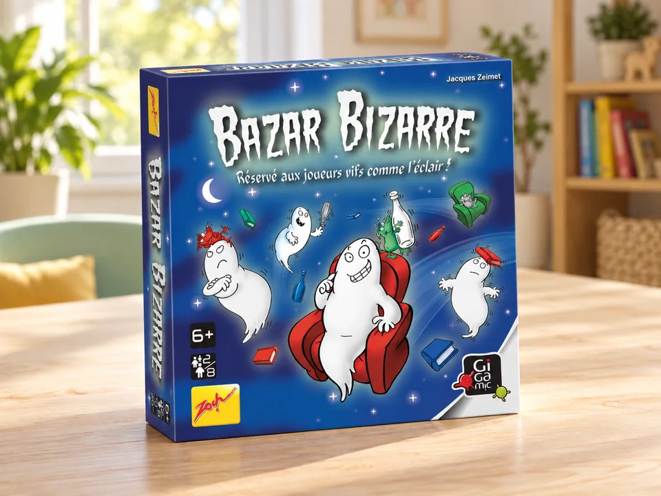 Bazar Bizarre ZOBAZ, mise en scène illustrée