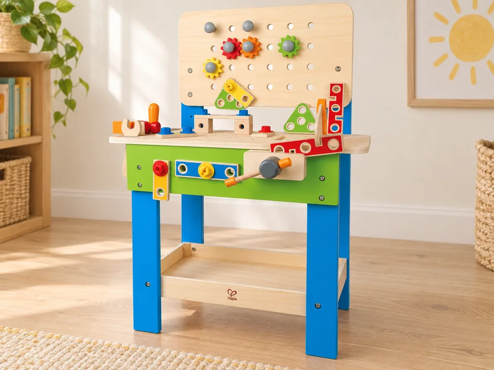Établi Master Workbench E3000, 35 pièces, mise en scène illustrée