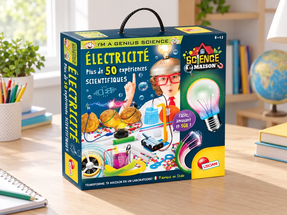 I'm a Genius Électricité FR89352, mise en scène illustrée