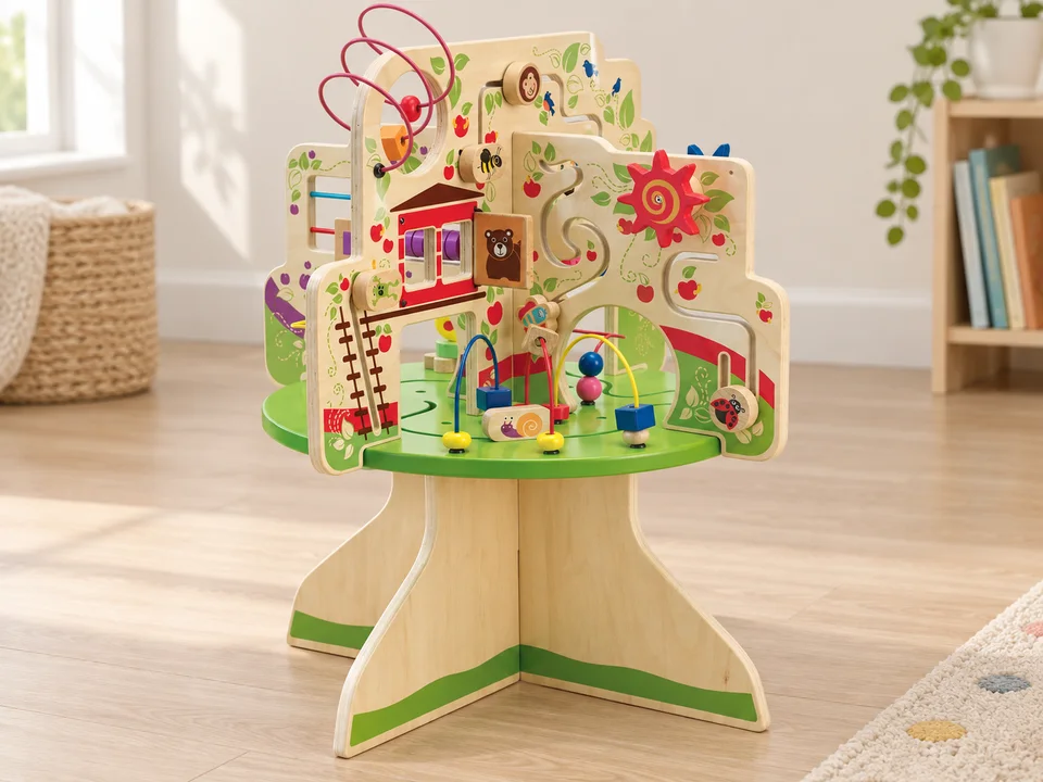 Manhattan Toy Centre d'activités Tree Top Adventure 212280, mise en scène illustrée