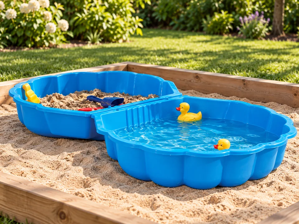 Paradiso Toys Coquille bleue T00752, mise en scène illustrée