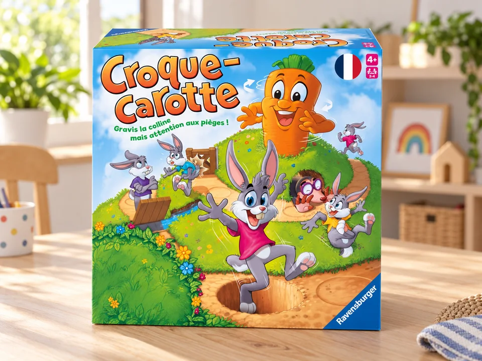 Croque Carotte 22223, mise en scène illustrée