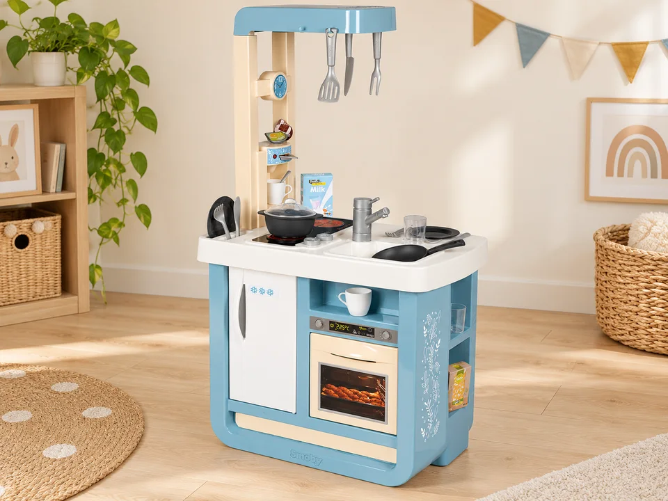 Cuisine Bon Appétit électronique, 23 accessoires, mise en scène illustrée