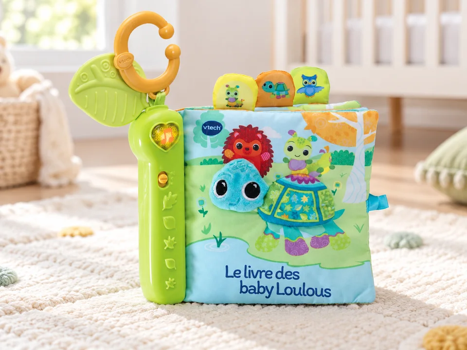 VTech Livre Toudoux des Loulous 80-536905, version française, mise en scène illustrée