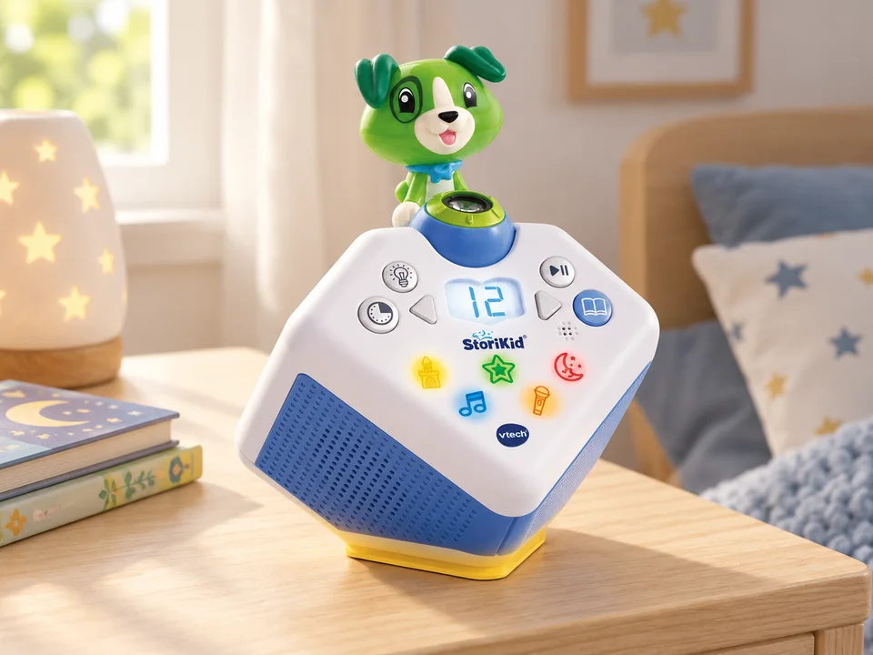 StoriKid Mon conteur d'histoires interactif 80-608005, mise en scène illustrée